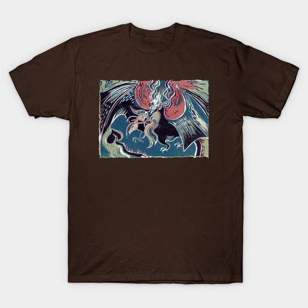 Old Dragon T-Shirt by Sylke Gande